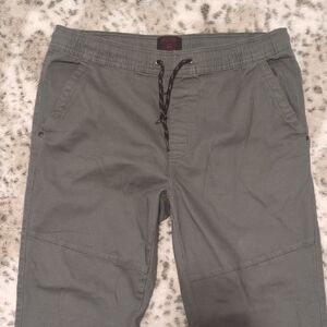 Men's Grey Spilt Co Chino Pants